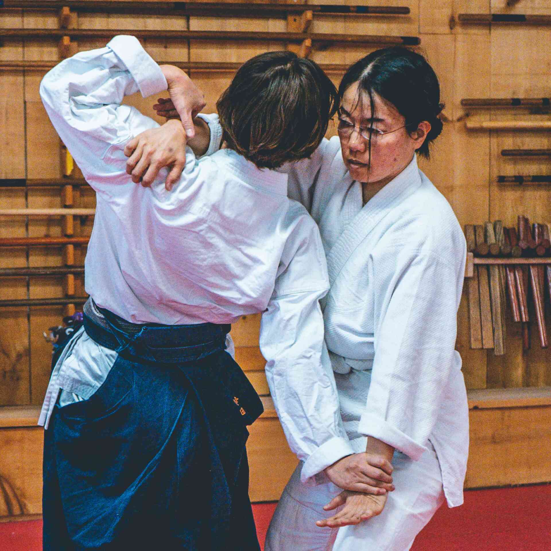 Aikido Federation - two-women-practicing-aikido